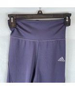 Womens Adidas Aeroready Purple Athletic High Waist Leggings Size XS - $180.11 MXN