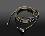 Silver Plated Audio Cable with mic For AKG Y45 Y50 Y55 Y40 Y500 N90Q N60NC  - £12.76 GBP