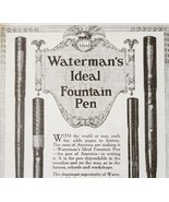 1917 Waterman Ideal Fountain Pen Advertisement Writing Supplies LGADYC4 - $27.40 CAD
