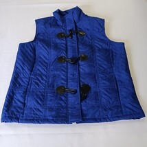 Christopher Banks RN#54867 Women's Blue Full Zip Sleeveless Vest Size Large image 15
