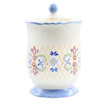 Laurie Gates California Designs Tierra 2.7 Quarts Hand Painted Stoneware... - $63.68