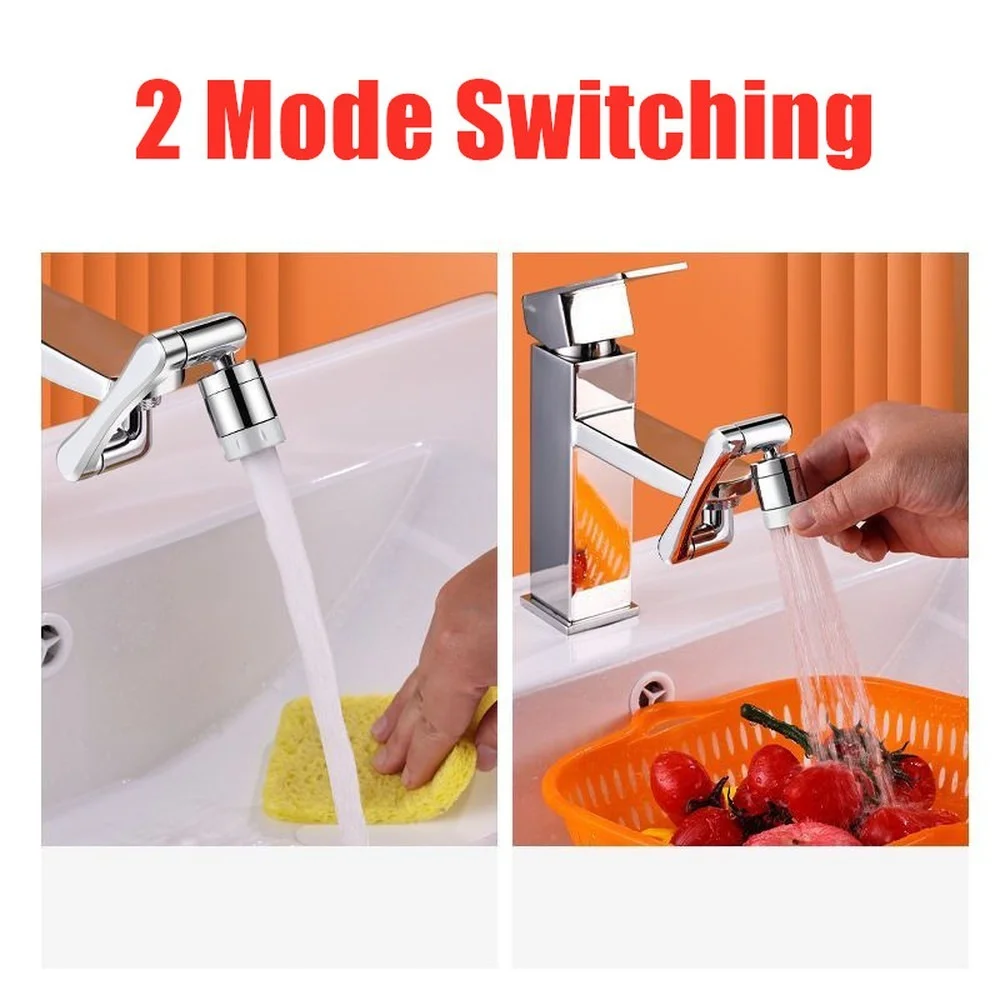 Play 1080° Rotation Kitchen Faucet Extender Aerator Plastic Splash Filter Kitche - £23.61 GBP