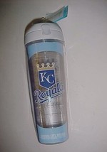 Kansas City Royals MLB AL Tervis 24 oz BPA Free Clear Water Bottle Tumbler New - £29.75 GBP