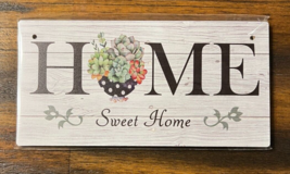 Home Sweet Home! - Wood Sign Vintage Novelty Sign NEW! - £3.89 GBP
