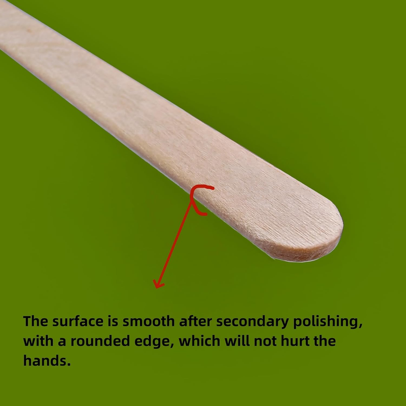 300Pcs Wooden Craft Sticks, Natural Lollipop/Ice Cream Sticks, Smooth Edges for  Item image 4