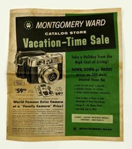 Paper Montgomery Ward Catalog Vintage July 3, 1962 - $15.51
