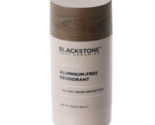 BLACKSTONE MENS GROOMING CEDAR ALUMINUM-FREE DEODORANT 2.82 OZ / 80 g - £13.27 GBP