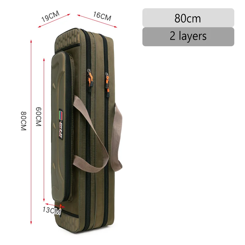 2/3/4 layer 80/90/100/120CM Fishing Bag  Multifunctional Fishing Rod Reel Lure P - $58.50