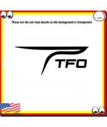 TFO Vinyl Cut Sticker Decal Fly Fishing Temple Fork Outfitters - £3.94 GBP+