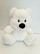 American Greetings Polar Bear Plush Stuffed Animal White Back Nose Solid White - £12.02 GBP