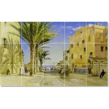 Peder Mork Monsted Country Painting Ceramic Tile Mural BTZ22866 - $150.00+