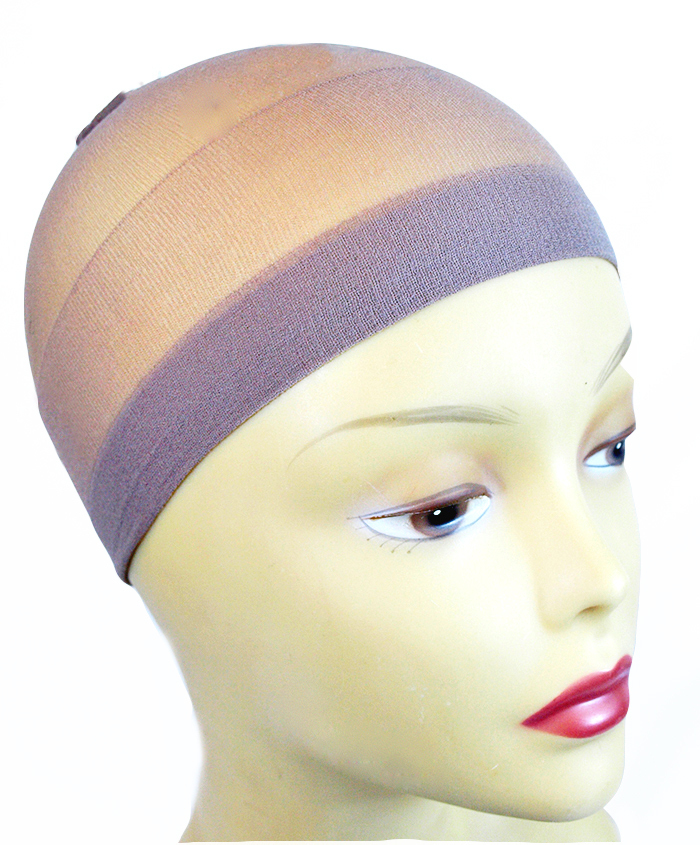 NYLON WIG CAP from HairUWear, BROWN (TAUPE), NEW in package - $2.95