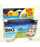 Big Vision Black Magnifying Eyewear 160% Magnification Unisex AS SEEN ON... - £10.97 GBP