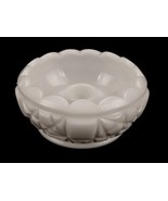 Fenton Block &amp; Star Candlestick, Vintage White Milk Glass Single Candle ... - $19.55