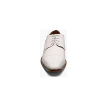 Stacy Adams Tedesco Cap Toe Oxford Lizard Leather Dress Shoes White 25630-100 image 7
