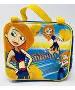 Rare Kim Possible Cheerleader Lunch Bag Box Soft Vinyl Vintage Disney - $33.95 CAD