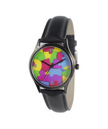 Puzzels Watch Black Case Men Watch Women Watch Free shipping worldwide - £33.57 GBP