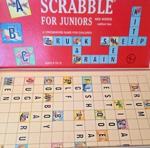 Selchow &amp; Righter Scrabble For Juniors Board Game 1964 Edition Vintage - £15.44 GBP