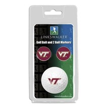 Virginia Tech Hokies Golf Ball and Ball Markers - £9.14 GBP