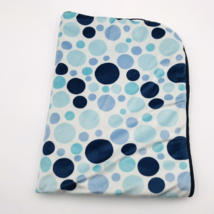 Carter&#39;s Baby Blanket Dot Circle Bubble Blue Sherpa Water - $39.99