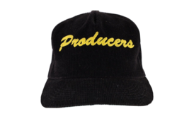 Vintage 80s K-Products Distressed Producers Spell Out Corduroy Snapback Hat USA - £31.27 GBP