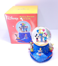Hallmark Walt Disney Music Box 100th Birthday Water Globe Limited Edition Mickey - £19.48 GBP