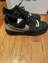 Nike Men&#39;s Air Force 1 &#39;07 LV8 3M CT2299-001 Black/Metallic Silver Size 8.5 - $37.13