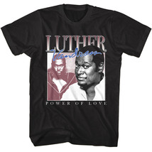 Luther Vandross Power of Love Men&#39;s T Shirt R&amp;B Soul Singer Concert Tour - £21.60 GBP+