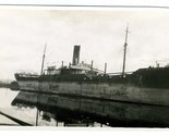 Majestic Ore Carrier Cockerline of Hull Real Photo Postcard 1938 Ship  - £31.83 GBP