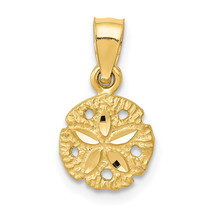 14K Sand Dollar Pendant K2931 - £76.91 GBP