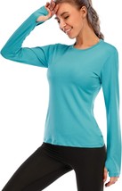 Isnowood Women&#39;S Sun Protection Long Sleeve Shirts, Upf 50+ Uv Rash Guard Swim - £34.78 GBP