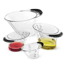 New Pampered Chef EASY-READ Measuring Cups Set of 4  #100193 - $34.95