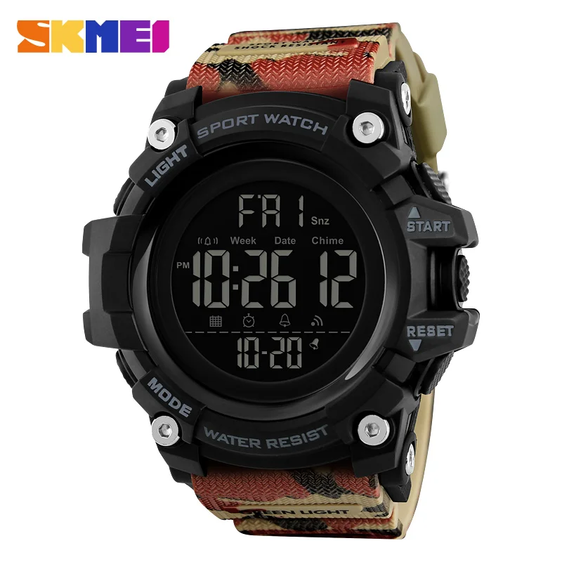  1384 Electronic Digital Watch   Men Wristwatch Fashion Waterproof Reloj... - £90.91 GBP