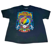 Grateful Dead Shirt Mens 2XL Black Liquid Blue Steal Your Face Skull Tee... - $19.99