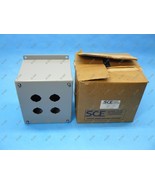 Saginaw SCE-4SPBX 30.5 mm Pushbutton Enclosure 4 Hole 2 Row Steel NEMA T... - $59.99
