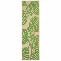 Green Floral Indoor Outdoor Area Rug - £78.06 GBP