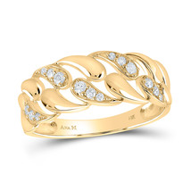 14kt Yellow Gold Womens Round Diamond Band Ring 1/6 Cttw - $423.50