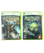 Xbox 360 Live Bioshock 1+2 Mature 2 Video Game Bundle 2K Games Microsoft - £13.58 GBP