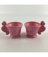 Little Tikes Tenderheart Dishes Tea Set Replacement Tea Cups Pink Pair P... - $25.65 CAD