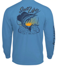 Mens Salt Life Golden Hour Graphic Pocket Long Sleeve T-Shirt - 4X - NWT - £21.23 GBP