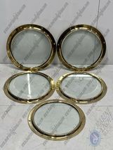 Nautical Theme New Wall Decor Brass Antique Golden Porthole Window Lot of 5 - $697.64