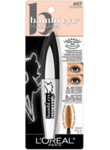 L'Oreal Paris Bambi Eye 407 Extra Noir Washable Mascara Long Lasting Volume - $6.92