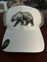 Telluride Clothing Company Mountain Bear Embroidered Hat White Snapback ... - $18.69