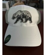 Telluride Clothing Company Mountain Bear Embroidered Hat White Snapback ... - $25.45 CAD