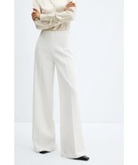 MANGO Women&#39;s Straight White Pants - $56.12 CAD