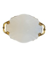 Lenox Porcelain Handled Platter Ivory with Gold Encrusted Handles Edges ... - £44.11 GBP