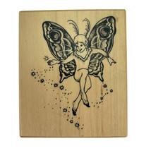 PSX Garden Fairy Pixie Ornate Wing Stardust Rubber Stamp F-1254 Vintage 1995 New - £13.12 GBP