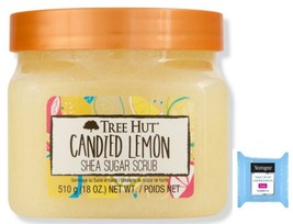 T H Tree Hut Shea Sugar Body Scrub Candied Lemon,18oz, With Single Fragrance-Fre - £21.57 GBP