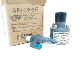 NEW GRIFFCO BPV025P BACK PRESSURE VALVE, 1/4&quot; 0.25 IN., PVC, 0-150PSI, S... - £145.52 GBP