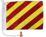 Letter Y - Nautical Code Signal Nylon Flag - Nylon, 2' x 2', Rope and To... - $80.40